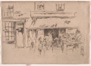 Exeter Street. av James Abbott McNeill Whistler