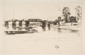 Fulham Chelsea, 1900-talet. av James Abbott McNeill Whistler