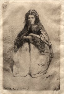 Serier, 1858. av James Abbott McNeill Whistler