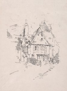 Sadeltak, Vitré, 1893. av James Abbott McNeill Whistler