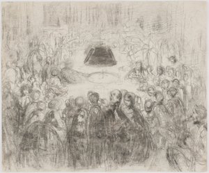 Spelsalong i Baden-Baden, 1858. av James Abbott McNeill Whistler