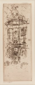 Guldhuset, Bryssel, 1887. av James Abbott McNeill Whistler