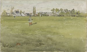 Grönt och silver: Beaulieu, Touraine av James Abbott McNeill Whistler