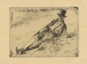 Greenwich pensionär, 1859. av James Abbott McNeill Whistler