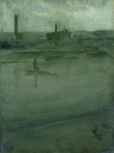 Grå och silver: Themsen av James Abbott McNeill Whistler