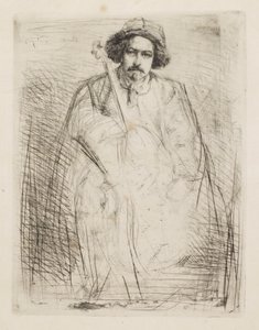 J. Becquet, skulptör, 1859. av James Abbott McNeill Whistler
