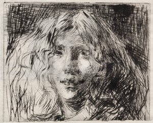 Joanna Hefferman, Den irländska skönheten, 1866. av James Abbott McNeill Whistler