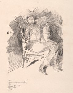 Joseph Pennell, nr 2, 1896. av James Abbott McNeill Whistler