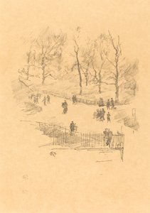 Kensington Gardens, 1896. av James Abbott McNeill Whistler