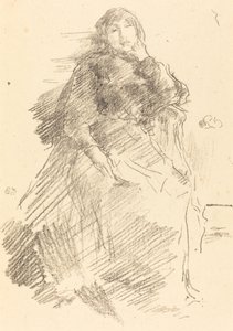 Den vackra lata damen, 1894. av James Abbott McNeill Whistler