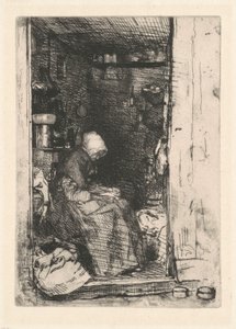 Den gamla kvinnan i trasor, 1858. av James Abbott McNeill Whistler
