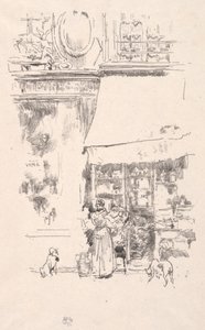 Fruktförsäljaren i Rue de Grenelle, 1874. av James Abbott McNeill Whistler