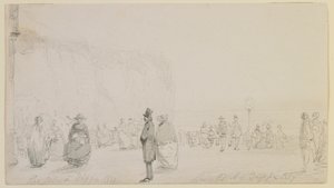 Kusten vid Dieppe, 1857. av James Abbott McNeill Whistler