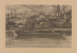 Limehouse, 1878. av James Abbott McNeill Whistler