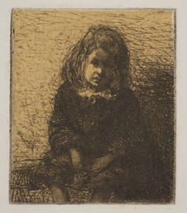 Lille Arthur, 1857-58. av James Abbott McNeill Whistler