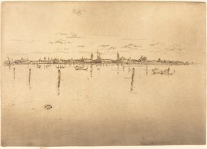 Lilla Venedig, 1880. av James Abbott McNeill Whistler