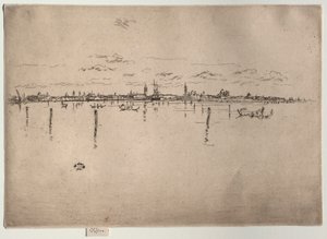 Lilla Venedig, 1880. av James Abbott McNeill Whistler