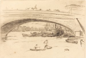 London Bridge, ca. 1875. av James Abbott McNeill Whistler