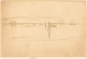 Lång lagun, 1880. av James Abbott McNeill Whistler