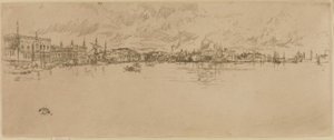 Långa Venedig, 1879-1880. av James Abbott McNeill Whistler