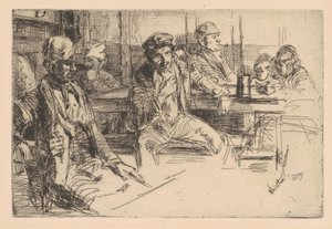 Longshoreman, 1859 (etsning och torrnål på lagt papper) av James Abbott McNeill Whistler
