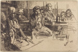 Långstrandsmän, 1859. av James Abbott McNeill Whistler