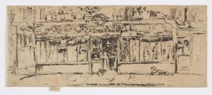 Marchand de Vin, Paris, ca 1892-93 (etsning; bläck på papper) av James Abbott McNeill Whistler