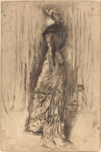 Maud, Stående, c. 1873. av James Abbott McNeill Whistler