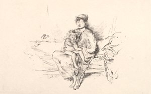 Mor och barn, nr 2, 1890. av James Abbott McNeill Whistler