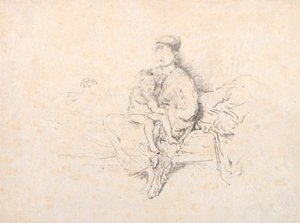 Mor och barn, nr 2, 1896. av James Abbott McNeill Whistler
