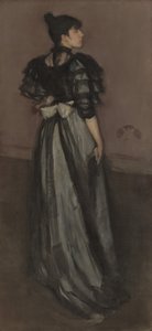 Mother of Pearl and Silver: The Andalusian, c.1888--1900 (olja på duk) av James Abbott McNeill Whistler