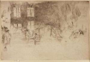 Murano-glasugn, 1879-1880. av James Abbott McNeill Whistler