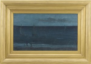 Nocturne: Blue and Silver - Bognor, 1871-76 av James Abbott McNeill Whistler
