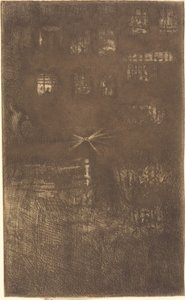 Nocturne: Danshuset, 1889. av James Abbott McNeill Whistler