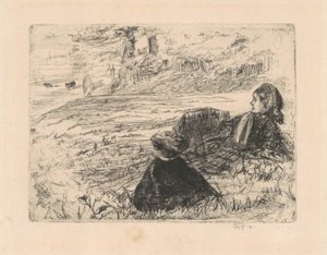 Sköterska och barn, 1859. av James Abbott McNeill Whistler