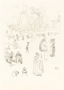 Nursemaids: The Maids of Luxembourg, 1894. av James Abbott McNeill Whistler