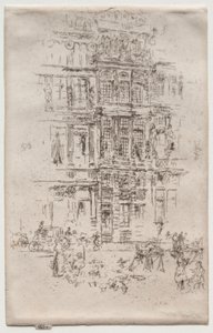 Slott, Bryssel. av James Abbott McNeill Whistler