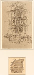 Slott, Bryssel, 1887. av James Abbott McNeill Whistler