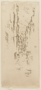Slaktarnas lilla gata, 1887. av James Abbott McNeill Whistler