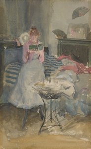 Rosa anteckning - The Novelette, 1883-1884. av James Abbott McNeill Whistler
