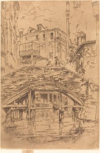Piovan Bridge, 1880. av James Abbott McNeill Whistler