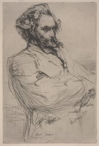 Porträtt av Drouet av James Abbott McNeill Whistler
