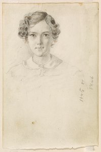 Porträtt av Whistler, 1845 eller 1846. av James Abbott McNeill Whistler