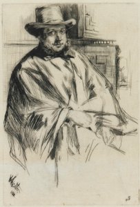 Porträtt av en man, av James Abbott McNeill Whistler