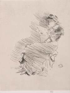 Läsning, 1879. av James Abbott McNeill Whistler