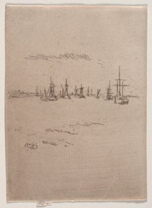 Återvänd till Tilbury. av James Abbott McNeill Whistler