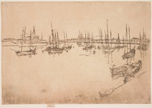 San Giorgio ur den andra Venedigserien av James Abbott McNeill Whistler