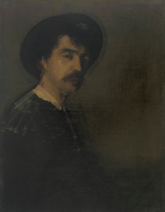 Självporträtt, 1870-1875. av James Abbott McNeill Whistler