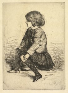 Seymour Haden Jr., sittande. av James Abbott McNeill Whistler