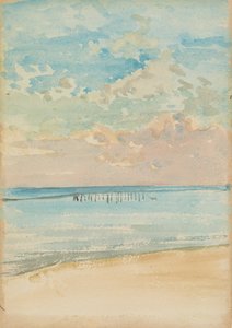 Southend - Solnedgång, 1882-1884. av James Abbott McNeill Whistler